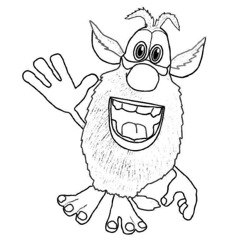 Буба раскраска печать