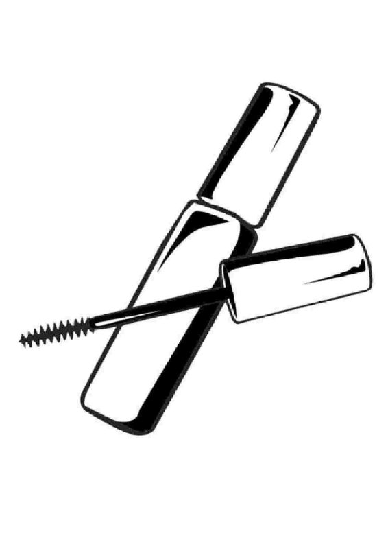 Раскраска косметика тушь