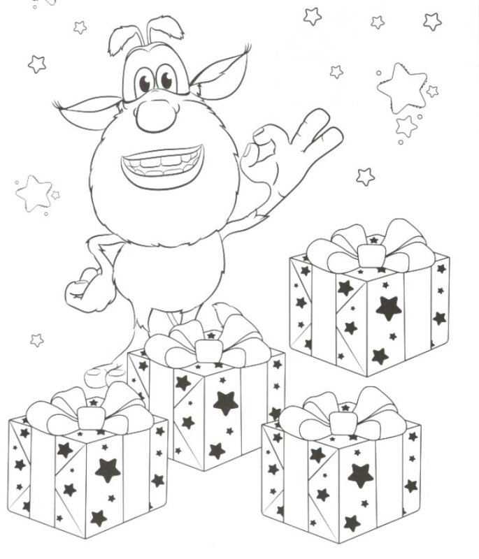 Раскраска Бубба