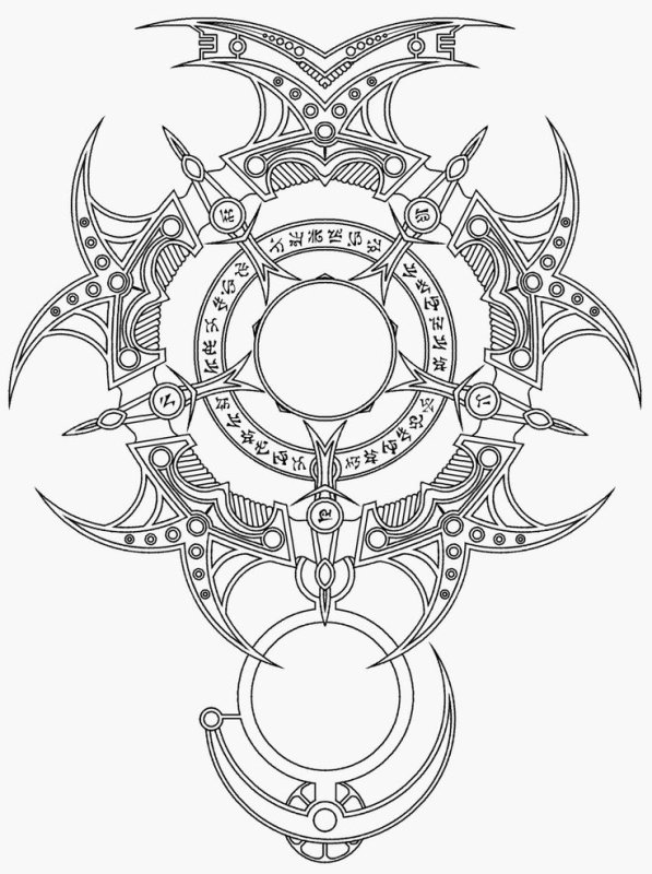 Трафарет магия