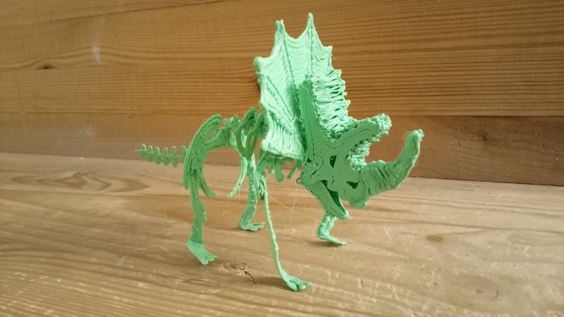 Динозавр 3d ручкой