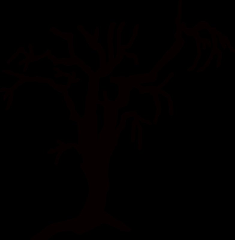 Силуэт дерева