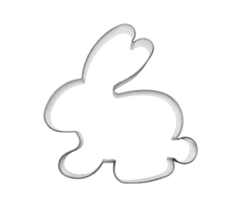 Трафарет для печенья кролик