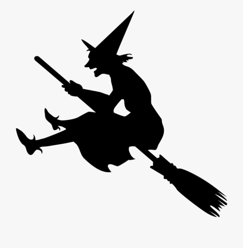 Ведьмочка на метле