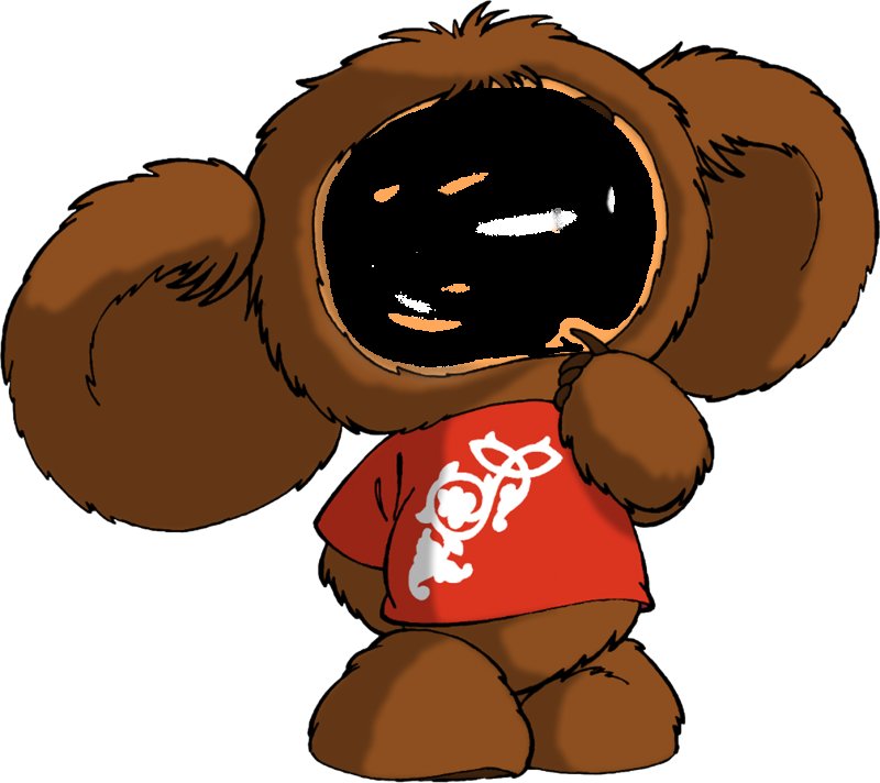 Маска Чебурашки