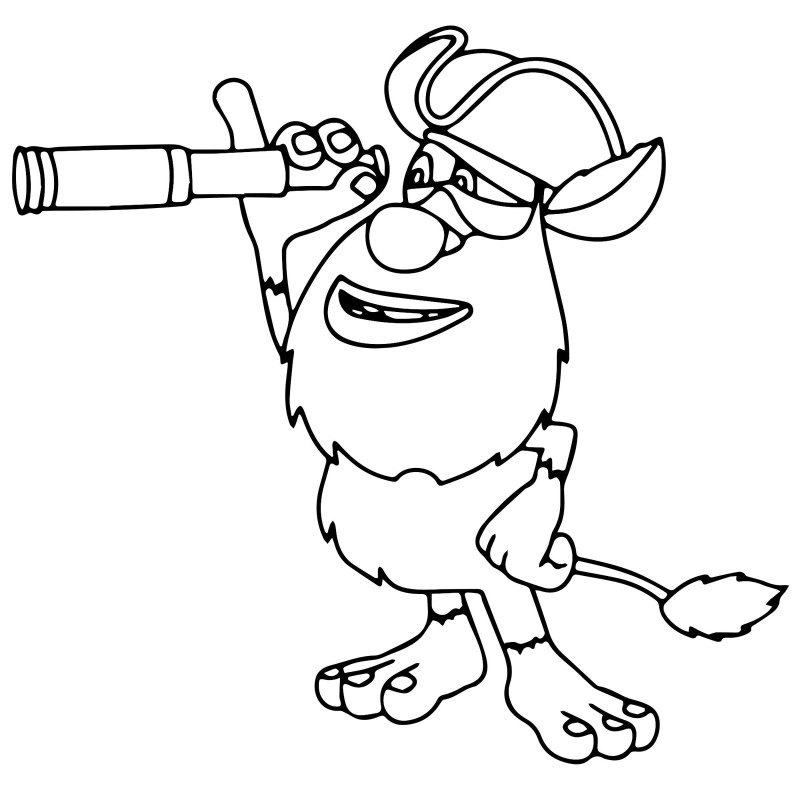 Буба герои раскраска