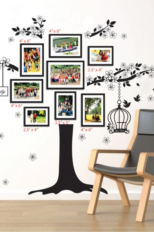 Дерево на стене