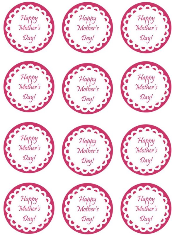 Капкейки с надписями