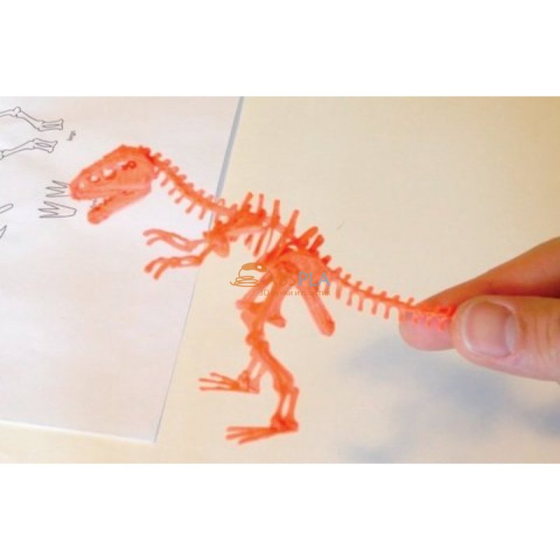 Скелет динозавра трафарет для 3д ручки