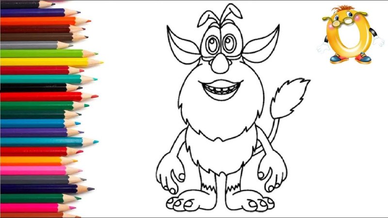 Буба. Раскраска