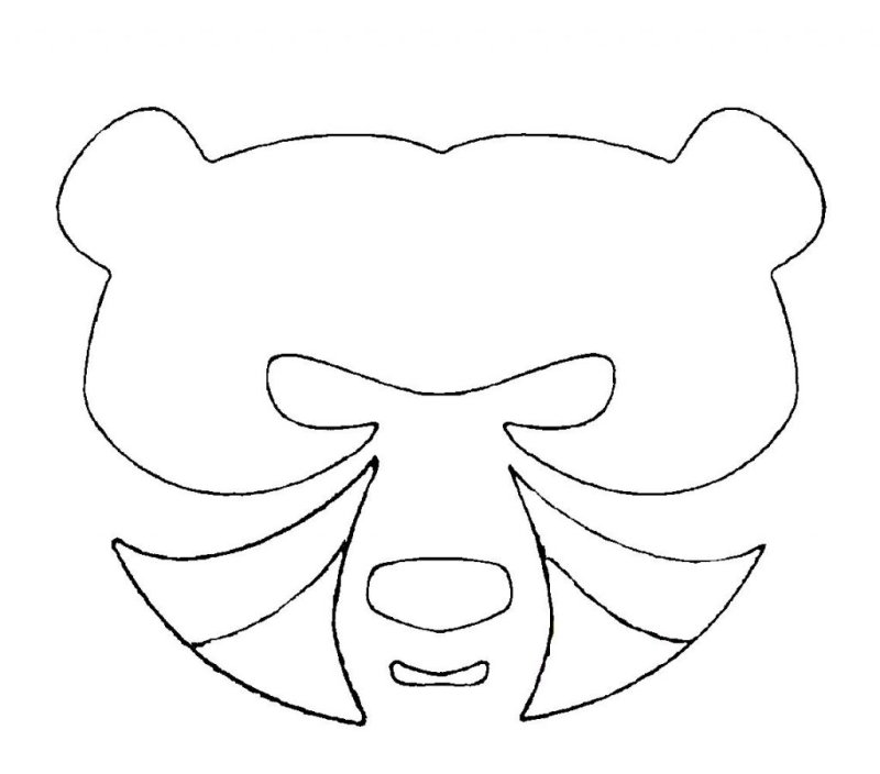 Трафарет - маска