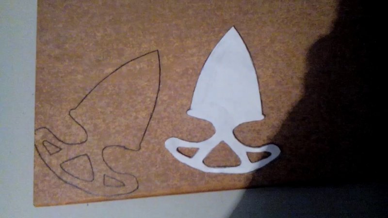 Трафарет тычковых ножей