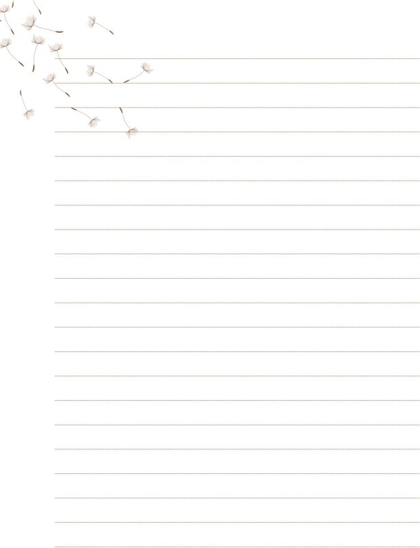 Разлинованный листок а4