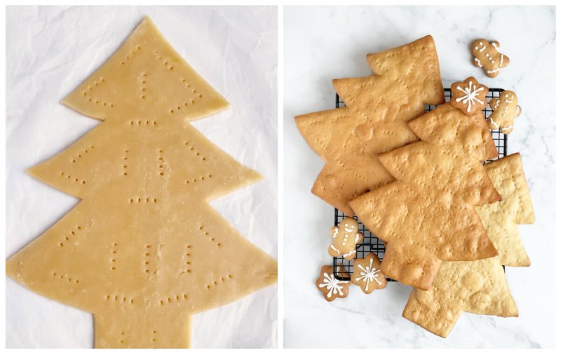 Торт елка из медовых коржей на новый год трафареты