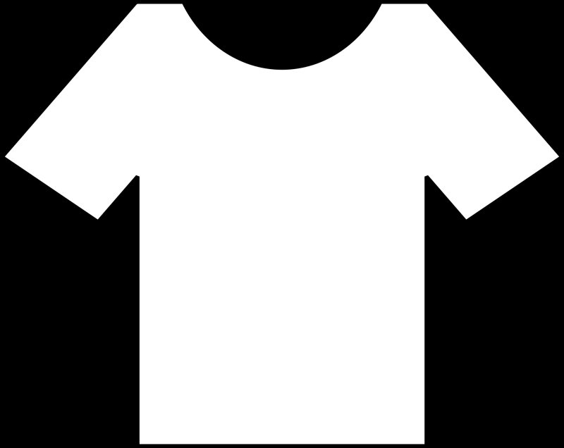Шаблон футболки для печати