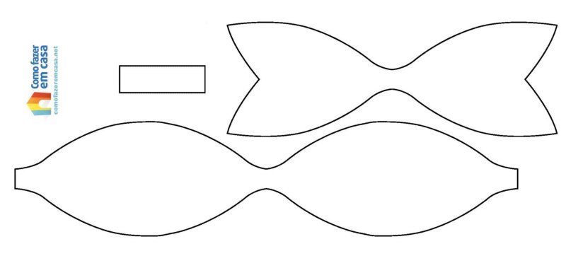 Шаблоны для бантиков из фоамирана