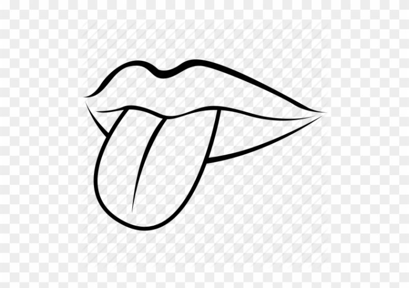 Язык раскраска для детей