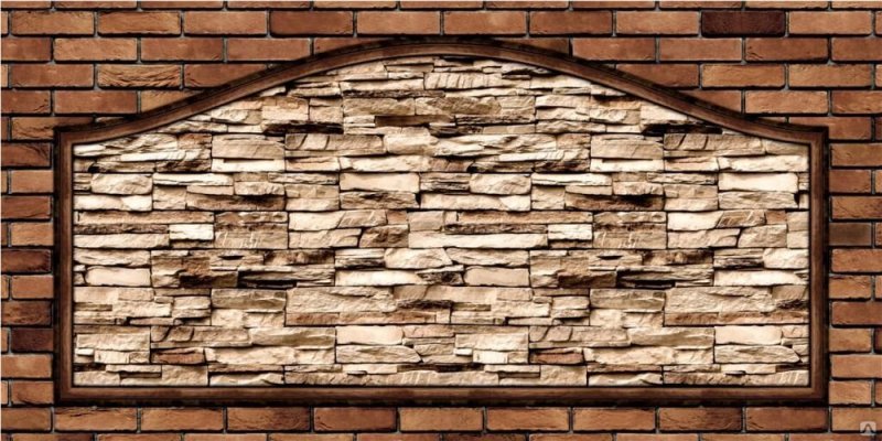 Профнастил кирпич