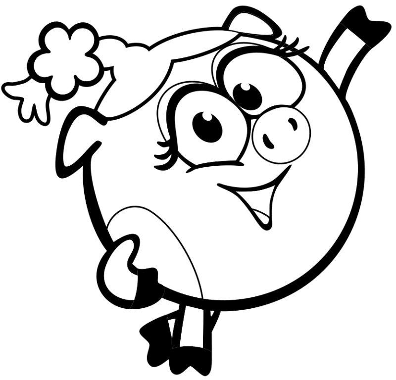 Раскраска «Смешарики»