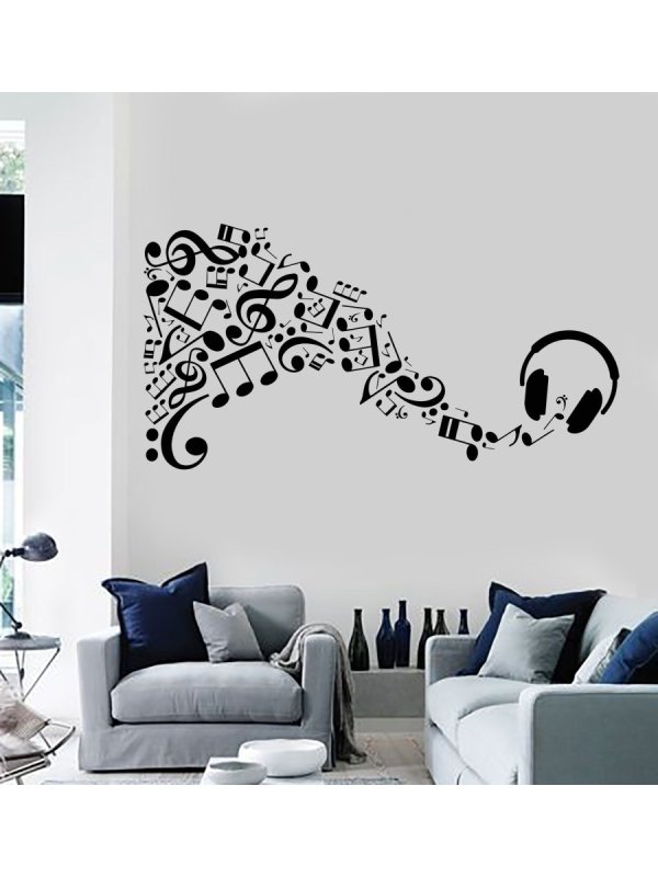 Абстрактный рисунок на стене