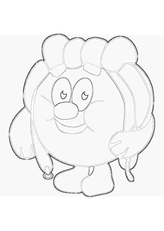 Люсьен раскраска Копатыч