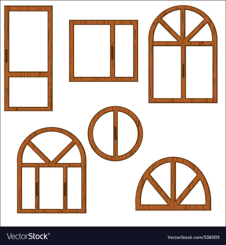 Трафарет двери для домика