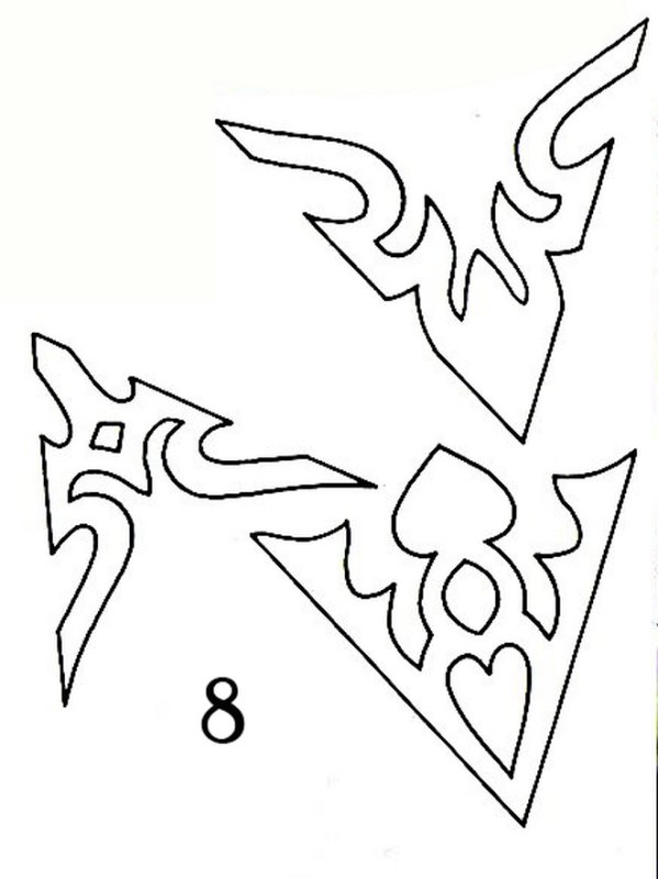 Снежинки трафареты для вырезания на окна