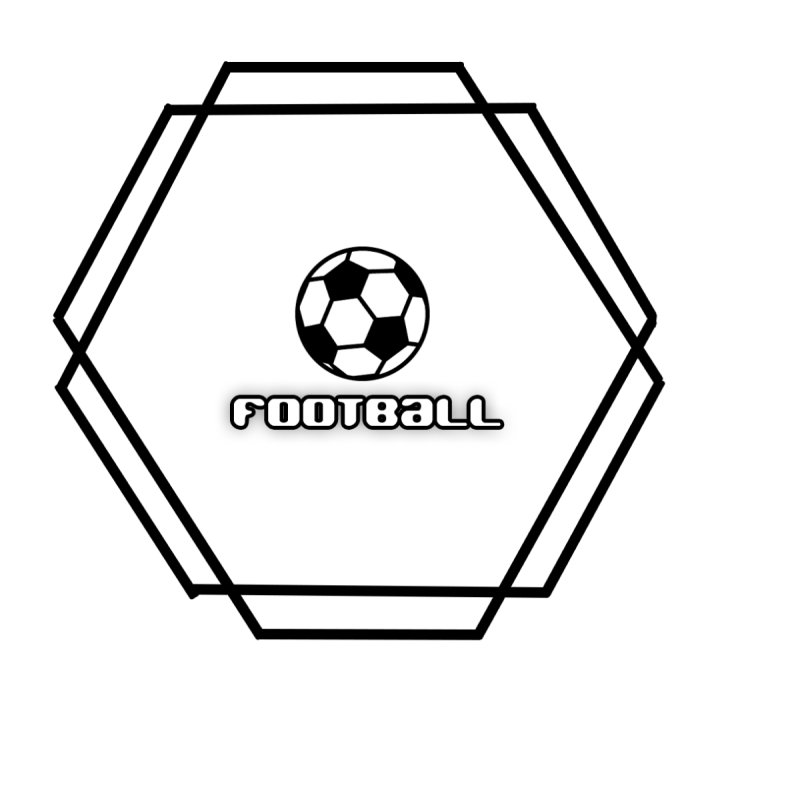 Макет футбольного мяча