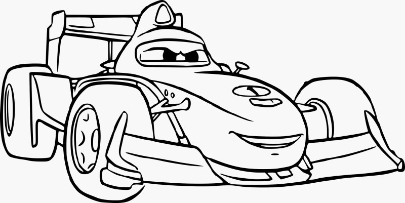 Молния Маккуин Тачки 3 раскраска