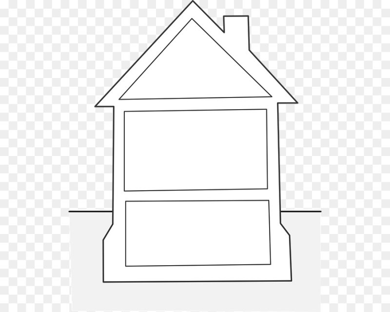 Домик контур