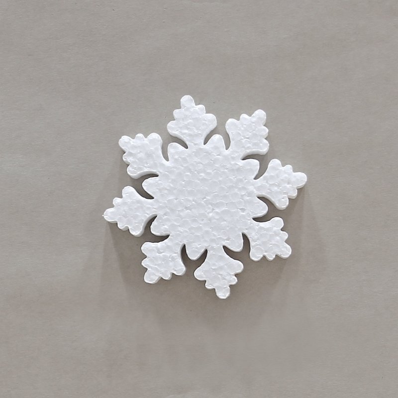Объемная Снежинка из пенопласта
