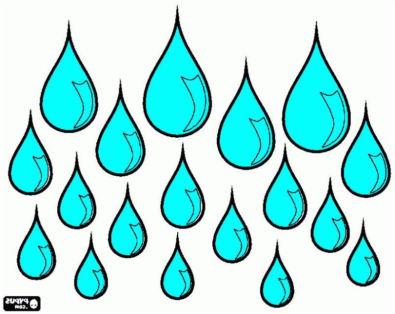 Капли дождика для детей