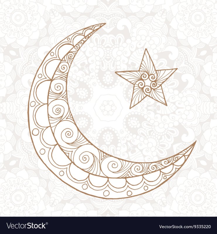Исламский полумесяц со звездой