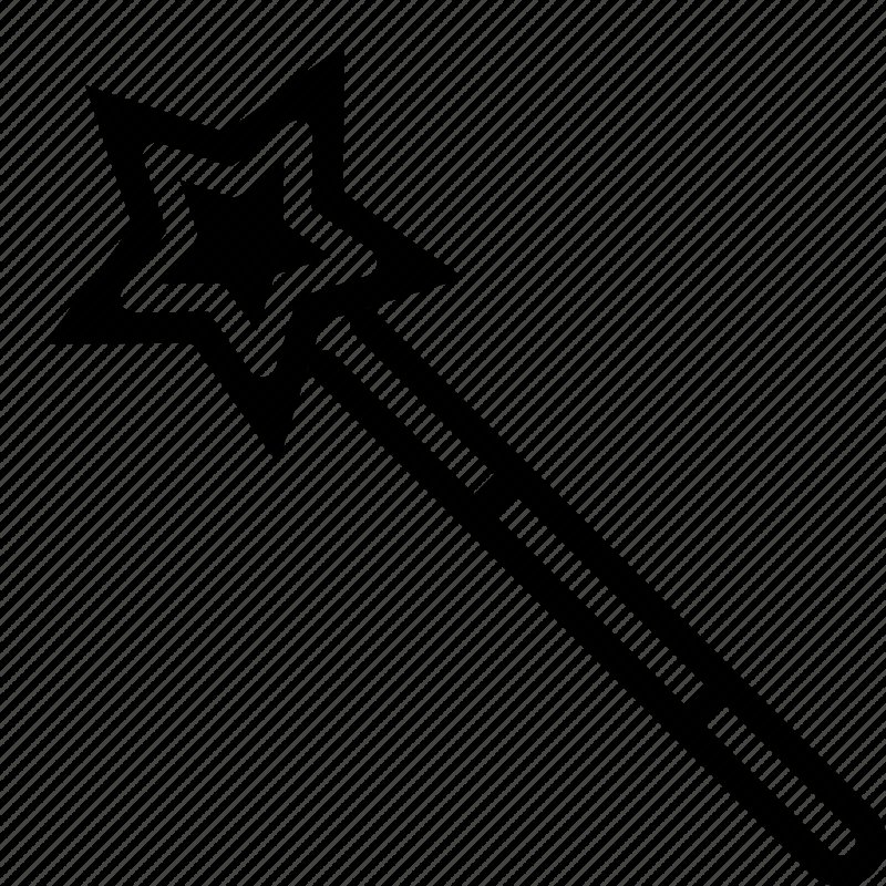 Раскраска Волшебная палочка