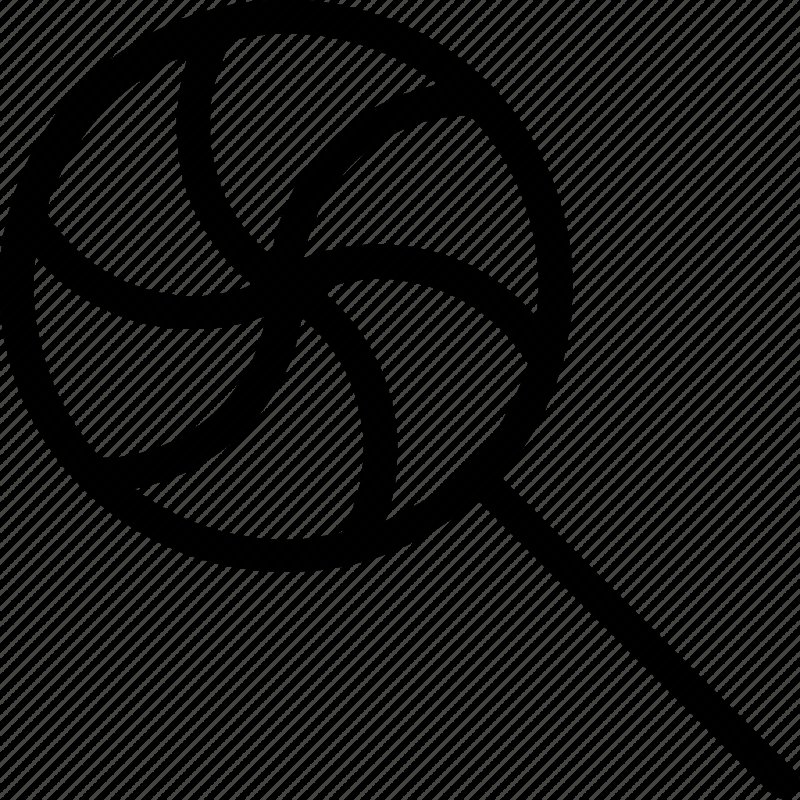 Раскраска леденец на палочке