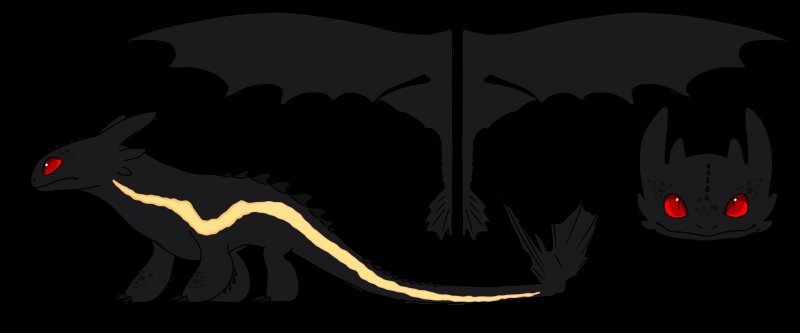 Дракон Беззубик из бумаги