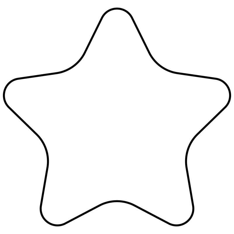 Звездочка раскраска