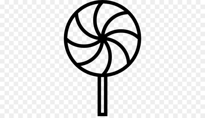 Раскраска леденец на палочке