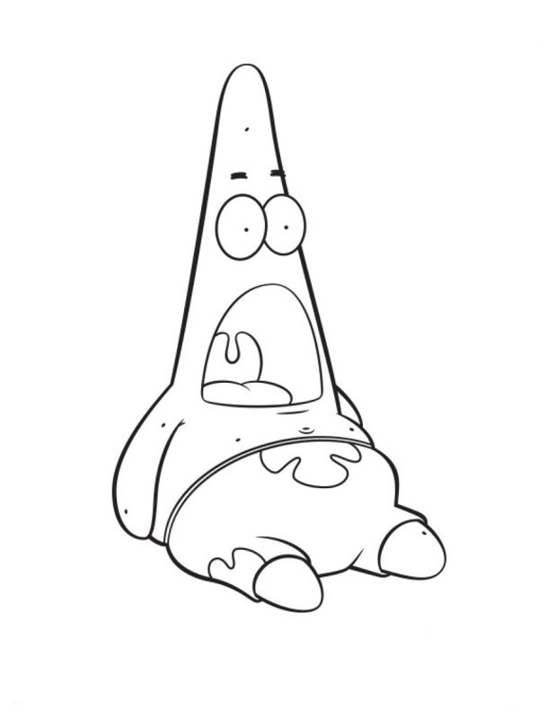 Патрик рисунок карандашом