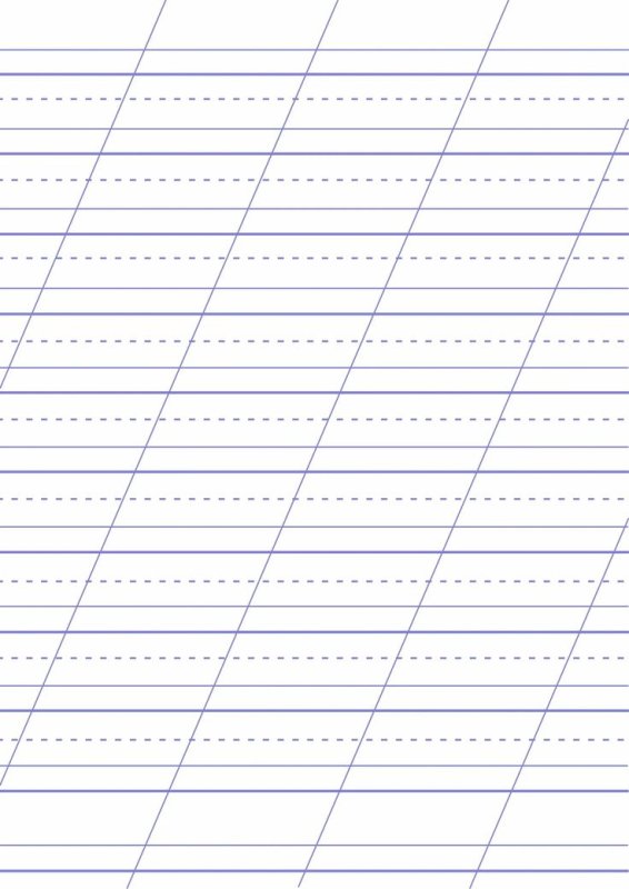 Разлиновка частая косая линия а4