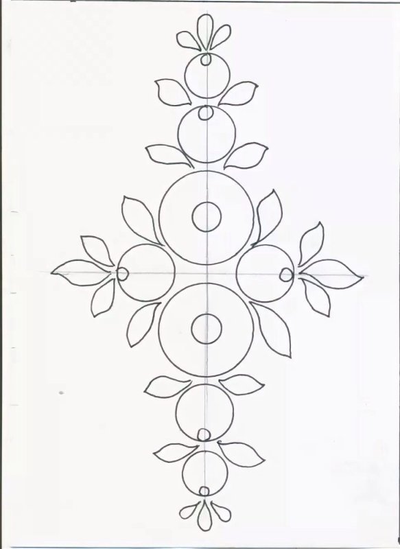 Городецкие узоры раскраска для детей