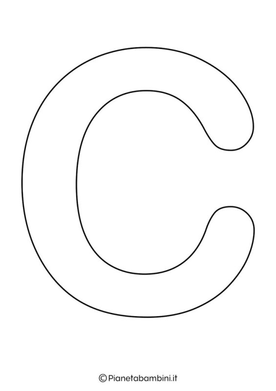 Буква д трафарет