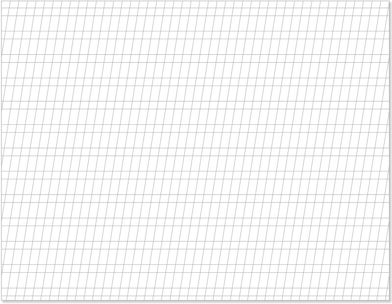 Разлиновка тетради косая линия-