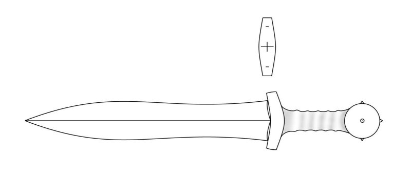 Спартанский меч Гладиус