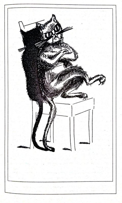 Кот Бегемот из мастера и Маргариты арт