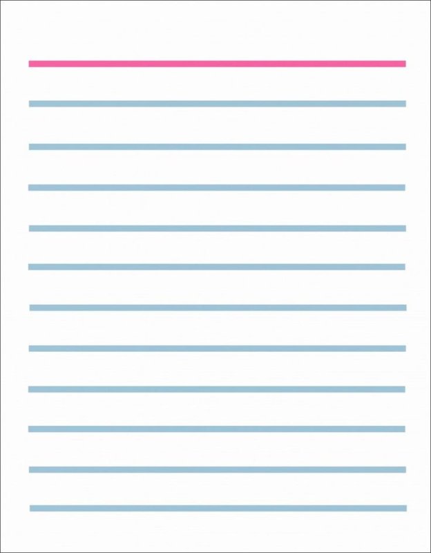 Лист а4 разлиновка в линию