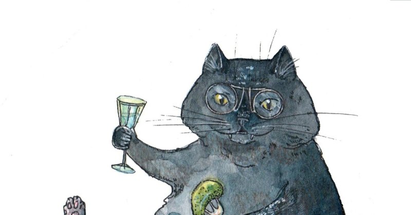 Кот Бегемот иллюстрации