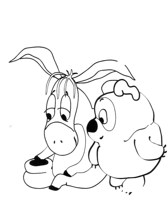 Винни пух раскраска Союзмультфильм