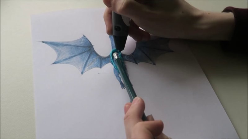 Дракон Зд ручкой