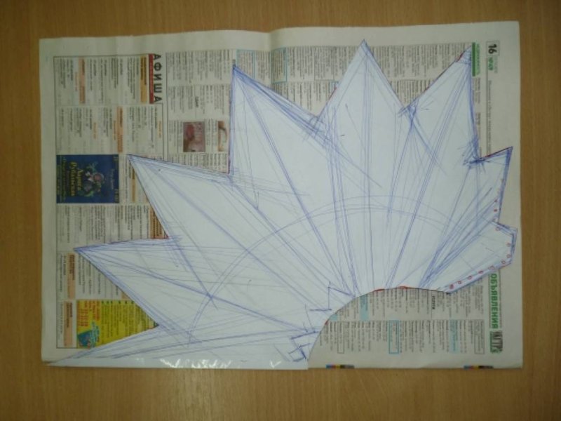 Макет короны снежной королевы